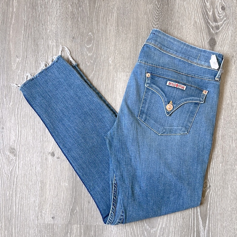 Hudson Jeans Women's Skinny Jeans Blue Denim
